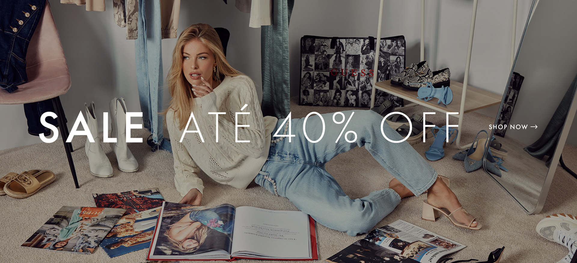 Aproveite a SALE com até 40%!