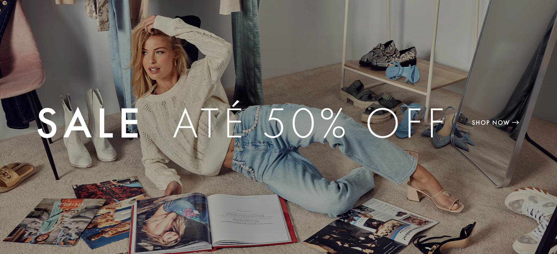 Aproveite a SALE com até 50%!